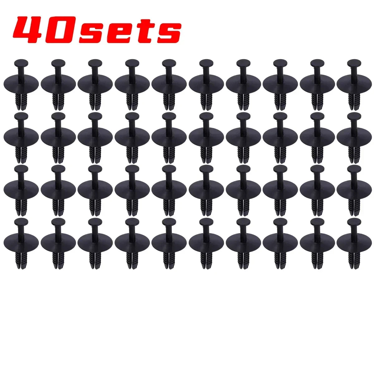 10-50sets Bumper Trim Buckles Cars Rivet Clips Doors Sill Fixing Clips Wheel Arch Clip for Mercedes-Benz BMW357 Auto Accessories
