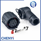 7 Pin circular Automotive waterproof connector truck Headlight wire harness Plug 18369.062.000 18369062000 For C7H G7S