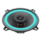 4-6.5 Inch 160W 2-Way Car HIFI Coaxial Speaker Door Audio Music Stereo Tweeter Mid-woofer Full Range Frequency green for Refit