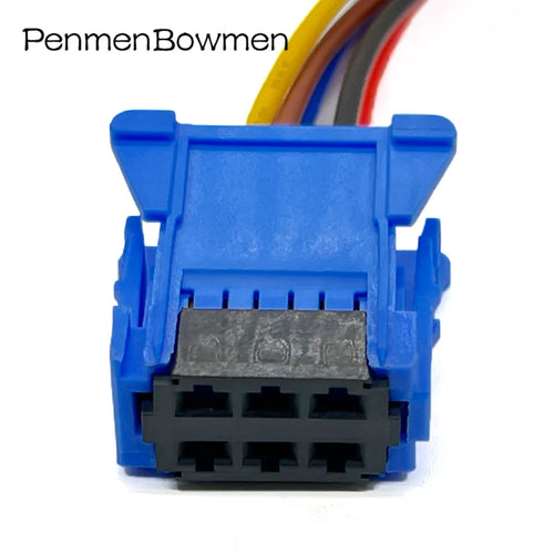 1 Set 6 Pin Air Conditioner Blower Resistance Heater Speed Control Electrical Cable Connectors Wiring Harness Plug 98172-1004