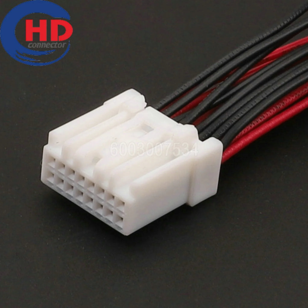 16 Pin Unsealed Male Female Connector Cable Motorcycle Electrical Harnesses Wiring Harness Housing 6098-4333 6098-4339