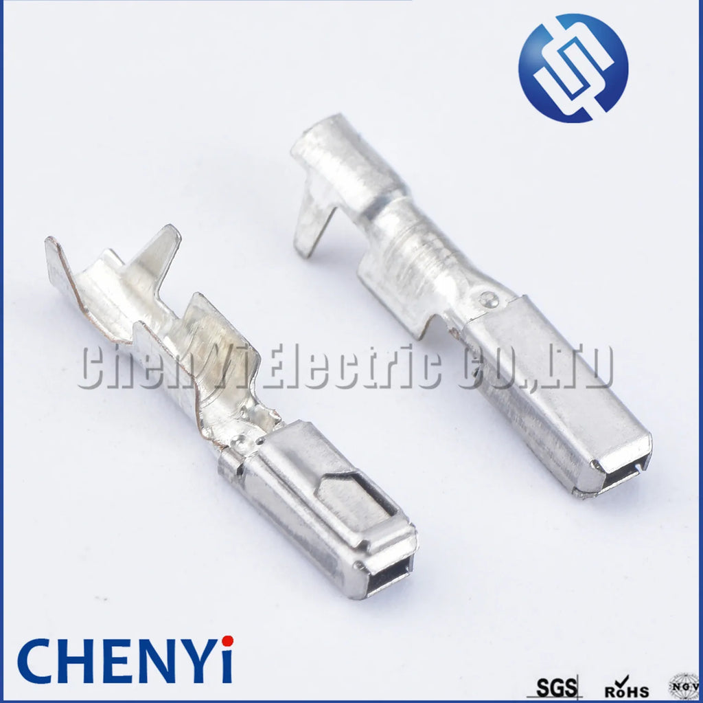Auto Electrical Wire Loose Pin Brass Crimp Car Terminal For Ecu Connector EDC17 284743-1 284742-1 5-968221-1 5-1241608-1