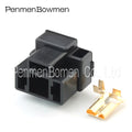 1 Set 3 Pin Car Headlight High Power Electrical Cable Connectors Female Wire Harness Plug
