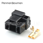 1 Set 3 Pin Car Headlight High Power Electrical Cable Connectors Female Wire Harness Plug