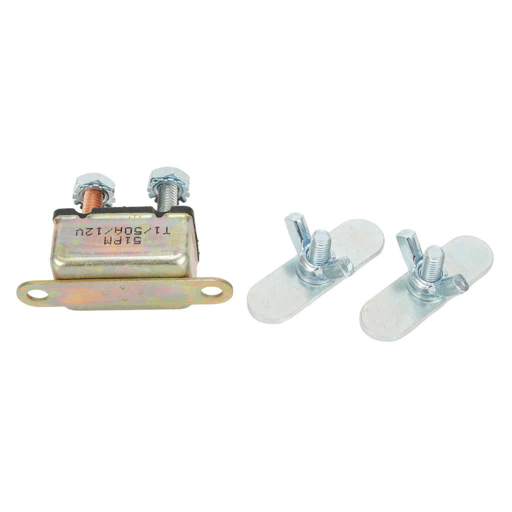 Stud Type Auto Reset Circuit Breakers 12V 30A/40A/50A Auto Automatic Fuse Reset Circuit Breaker Copper Stud Bolt