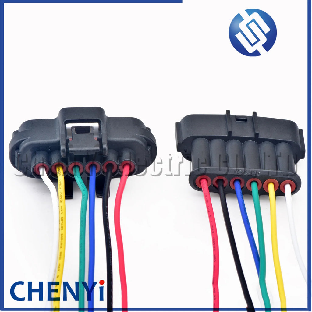 6 Pin Auto waterproof connector Accelerator Pedal TPS Throttle Sensor plug 7283-1968-30 90980-11858 For Toyota Mitsubishi