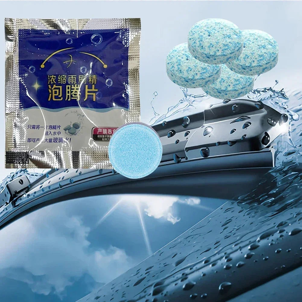 Glass Water Effervescent Film Wiper Solid Concentrate Four Seasons Universal Strong Anti-freeze Wiper Essence Zero Shellac Amagi