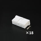 Car modification one key start 18-hole connector wire harness plug rubber shell sheath with terminal 173853-1 368544-1