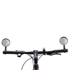 2pcs Adjustable Rotate Bicycle Auxiliary Rearview Mirror Handlebar Mount Wide-Angle Convex Cycling Rear View Mirrors Accessories