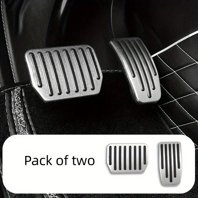 For Tesla Model 3/Y Aluminum Pedal Cover 2 Pack Accessories 2019-2024 Foot Pedal Pads Anti-Slip Performance Accelerator amagi