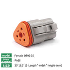 5/10/20Sets Deutsch DT Waterproof Connector Electrical Wire Socket Plug For Car 2P/3P/4P/6P/8P Kit Box Suit DT06-4S DT04-2P DT06