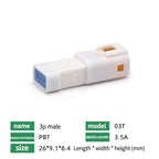5/10/100 Sets Automotive Connectors JST02R-JWPF-VSLE 2/3/4/6/8 Pin Waterproof Connectors Male and Female Butt Plugs