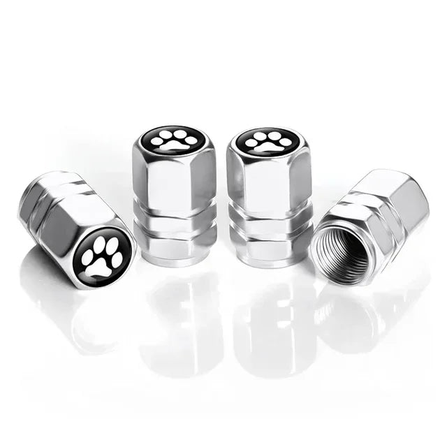 Aluminum Car Tire Valve Stem Caps Wheel Nipple Cover AirCover Tire Valve Cap Set for Cars SUVs Bike Trucks and Motorcycles Tools