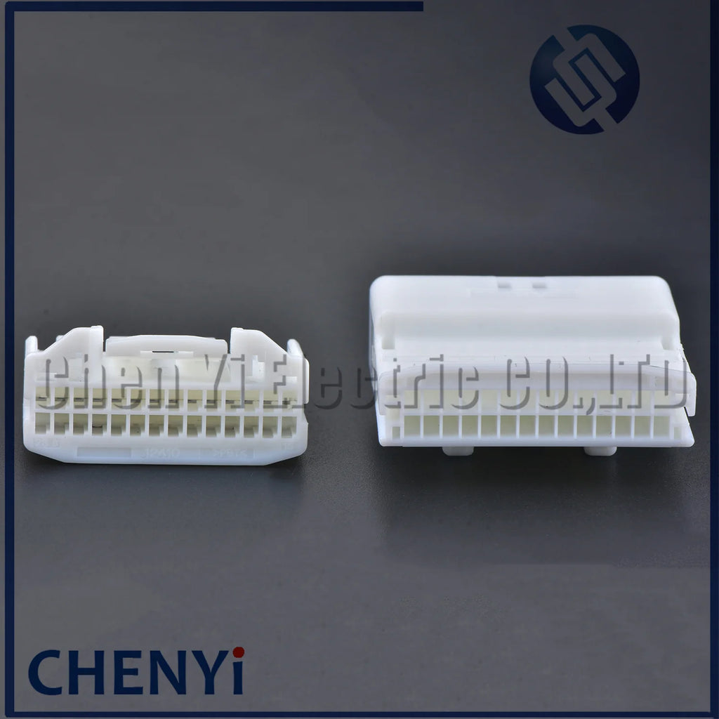 1set 28 Pin Automotive Audio Navigation Rearview Wiring Harness Connector Socket Auto Plug 1565380-1 1565377-1 for Nissan Toyota