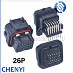 26 Pin 3-1437290-7 6437288-6 3 slots electrical female or male Straight PCB wire to board connector ECU plug