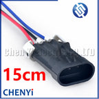 1 Set 3 Pin black Metri-Pack 150 male or female temperature Sensor Plug auto waterproof connector 12129615 12110293