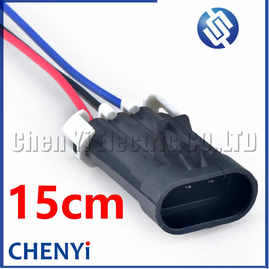 1 Set 3 Pin black Metri-Pack 150 male or female temperature Sensor Plug auto waterproof connector 12129615 12110293