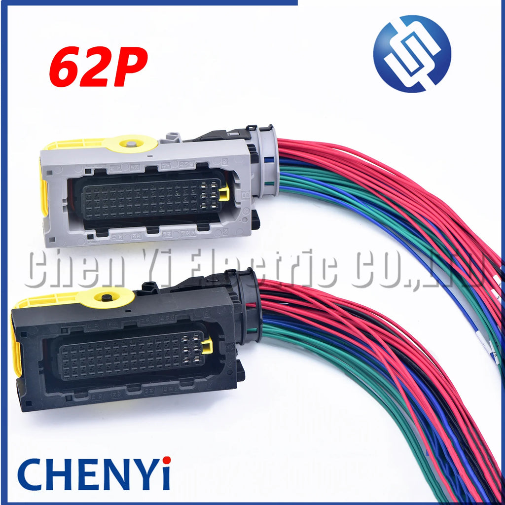 62 Pin Automotive Waterproof 30cm Wire Harness connector ECU DCU Computer board Plug 1-1418883-1 2-1418883-1 For Volvo CUMMINS
