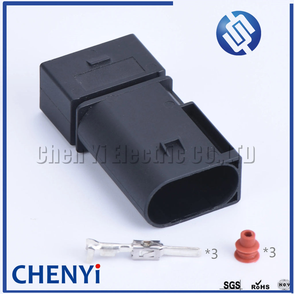 3 Pin male female crankshaft sensor plug Injector Connector high pressure oil pressure Plug 22140492050 09441391 50290970