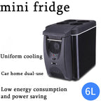 6L 12V Electric Car Refrigerator Mini Freezer Freezer Cooler Warmer Electric Fridge Portable Icebox Travel Refrigerator Amagi