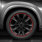 4M / 8M Car Grilles Decoration Strips Auto Wheel Protector Car-styling Accessories Wheel Sticker Tire Rim Strip Chrome Tape Good