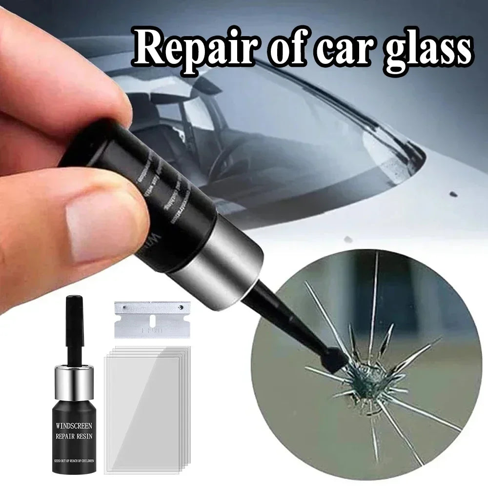 Car Glass Repair Window Cracks Gone Kit Remove Scratch Automobile Truck Motorcycles Broken Repair Windscreen Recovery Set Tools