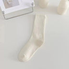 Autumn Winter Thicken Warm Wool Cashmere Thermal Long Crew Stockings Women Home Sleeping Solid Color Women Hot Tubing Socks Amag