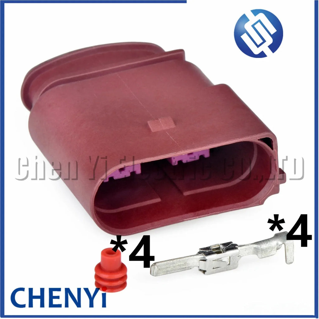 4 Pin Automotive waterproof connector Car oxygen sensor wire harness connector 1J0973724A 1J0973824A 1J0 973 724 A