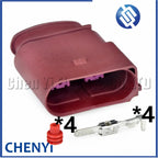 4 Pin Automotive waterproof connector Car oxygen sensor wire harness connector 1J0973724A 1J0973824A 1J0 973 724 A