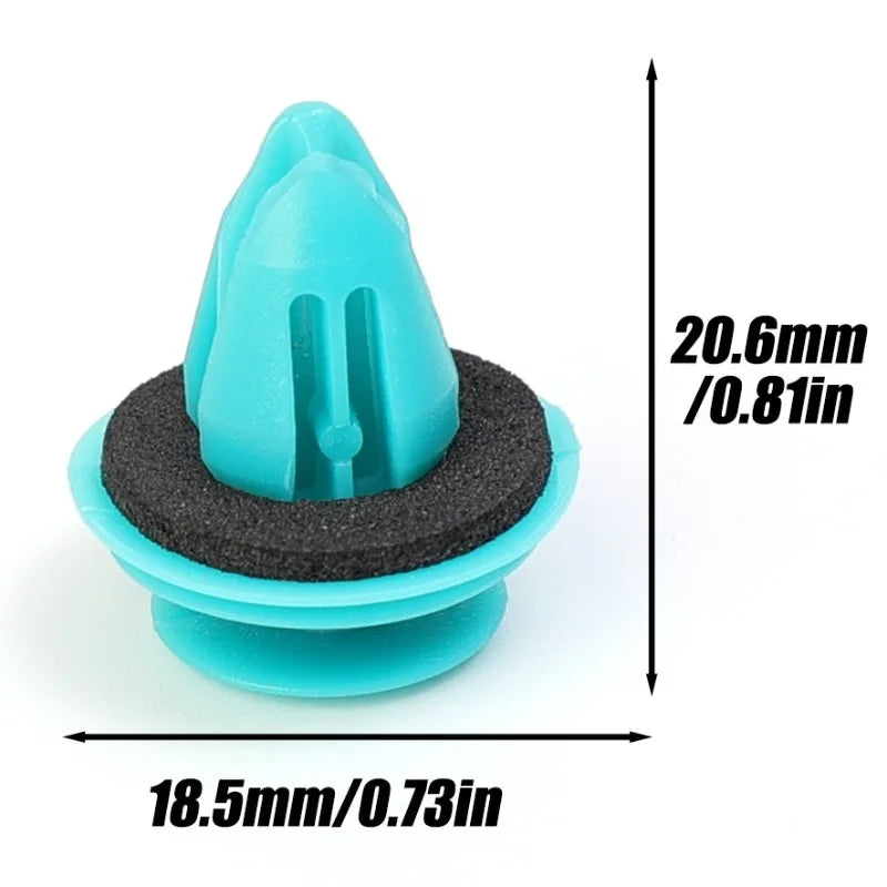 Green Nylon Retaining Clip for Toyota Bumper Door Buckle Car Interior Accessories Auto Vehicle Retainer Fastener Rivet 40/20pcs