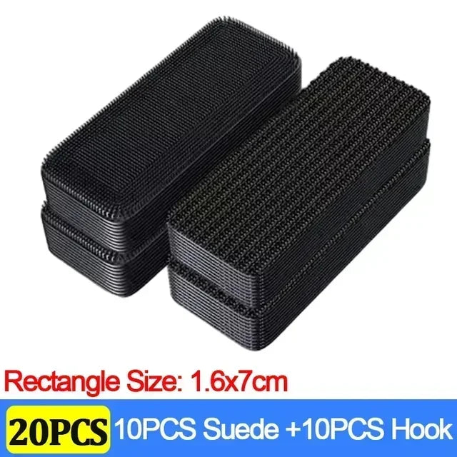 Double Sided Carpet Fixing Sticker Self Adhesive Car Carpet Fixed Patch Fastener Sheets Sofa Floor Foot Mats Anti Skid Grippers