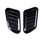 Universal Carbon Fiber Car Decorative Cell Air Flow Intake Hood Scoop Bonnet Vent Cover Stickers Decoration Styling Amagi