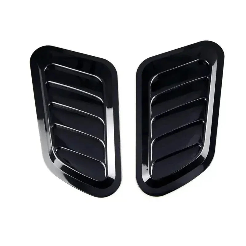Universal Carbon Fiber Car Decorative Cell Air Flow Intake Hood Scoop Bonnet Vent Cover Stickers Decoration Styling Amagi