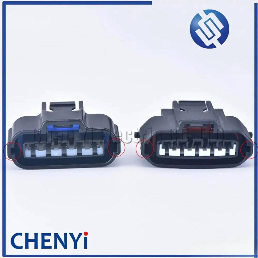 2set 5 Pin Engine Plug Female Housing Wire Harness Connector Ignition Air Flow Meter Socket For Toyota MG640945-5 90980-11024