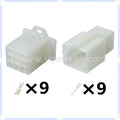 9PIN Connector Unsealed 2.8mm Male Female Connector Handle Switch Plug Wiring Harness Cable Socket 6030-9991 6040-9111