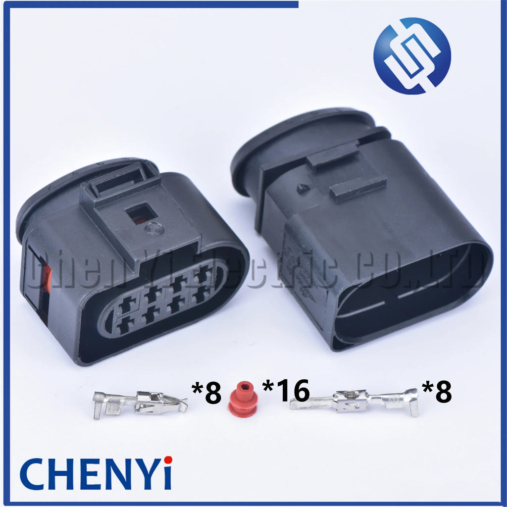 8 Pin 3.5mm 8D0973834 8D0973734 Auto Waterproof Connector 8D0 973 834 8D0 973 734 Radar Taillight Light Socket