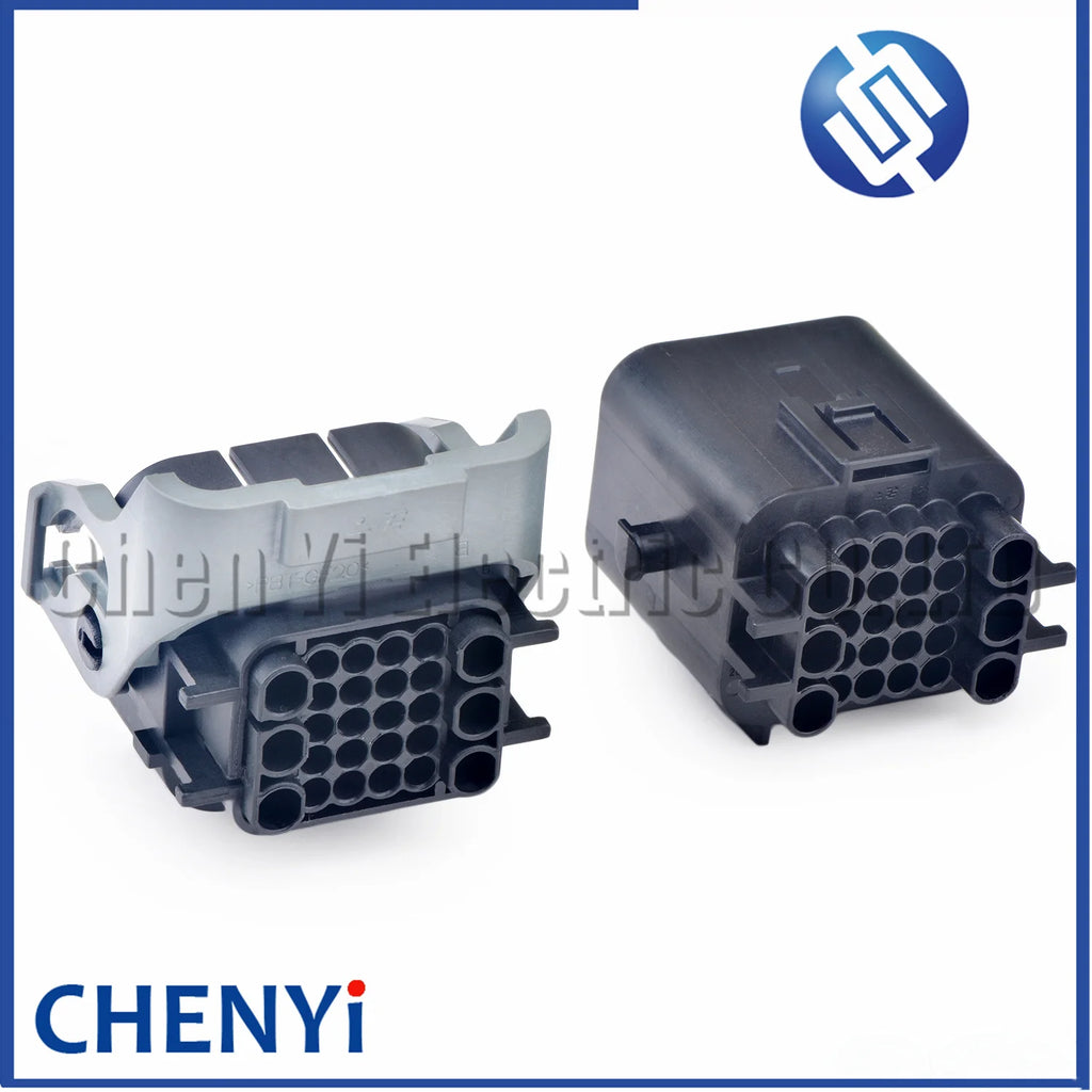 26 Pin 6B+20S male or female Automobile waterproof connector Car radar harness plug Socket 1897013-2 1897009-2 With pins
