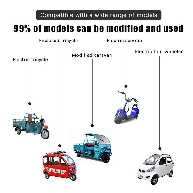 Foot Pedal Electric Bike Scooter Throttle E-bike Electric Tricycle Accelerator Pedal Speed Control Motorcycle Throttle