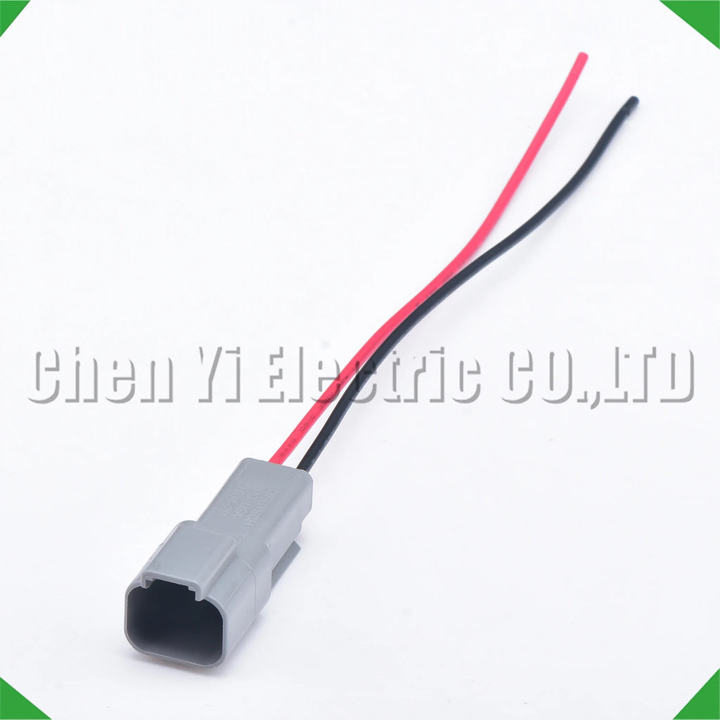 2-Pin Wire Harness female Waterproof Connector Automotive Electrical Harness pigtail