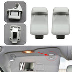 2Pcs Sun Visor Holder Clip Grey MR654343 For Mitsubishi Lancer Outlander Sport ASX Car Gray Sun Plate Clamp Holder Hook