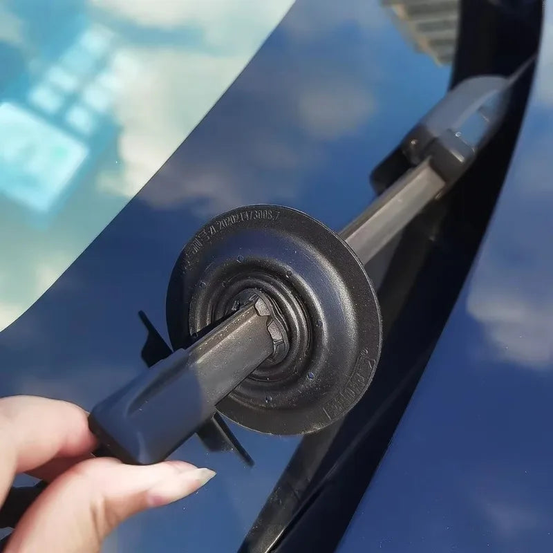1/2pcs Car Wiper Bottom Hole Dustproof Cover Debris Leaves Falling Prevention Protective Covers Car Windshield Wiper Accessories