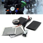 12V Motorcycle Heated Hand Grips Pads With Switch Control  Rubber ABS Motorcycle Heated Hand Grips Handlebar Heater Warmer Kit