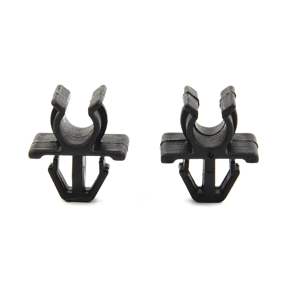 2pcs Car Hood Prop Rod Clip Stay Clamp Holder For Nissan Plastic Black GOOD QUALITY Fastener Retainer