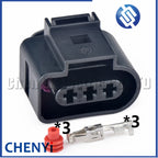 3 Pin 3.5 mm Automotive Fog Lamp Light Socket Crankshaft Sensor Plug 1J0973723G 1J0 973 723G 1J0973723 1J0 973 723