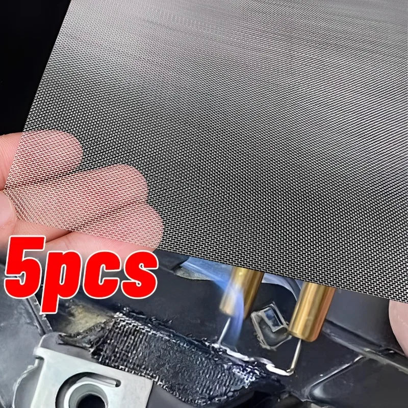 Car Bumper Stainless Steel Repair Net Plastic Crack Repair Net for Body Home Heat-resistant Metal Mesh Car Accessories 1/5pcs