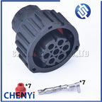 2 set 7 pin 1.5 mm BU-STE KPL CIRCULAR DIN HOUSINGS Male or Female Connector 968421-1 967650-1 1718230-1 with cable Sheath