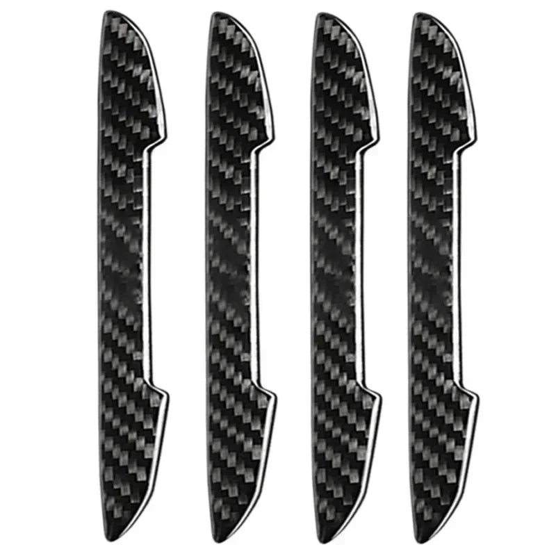 Car Door Carbon Fiber Anti-collision Protector Bar Stickers Rearew View Mirror Cover Protection StripSide Edge Protection Amagi