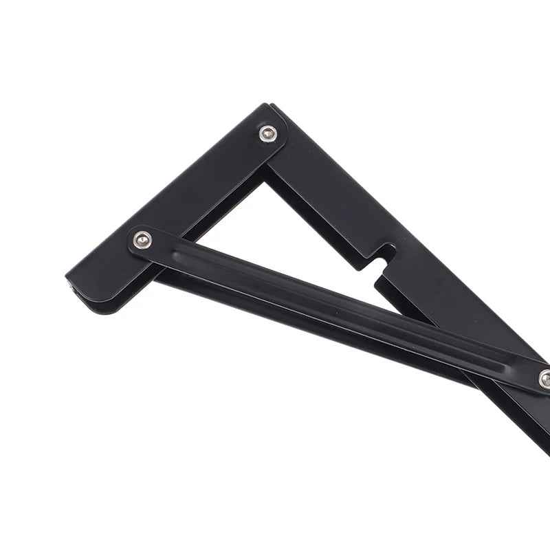1Pcs Campervan Folding Bracket Table Shelf Motorhome Caravan Black Finish Stainless Steel Mini Folding Table Car Accessories