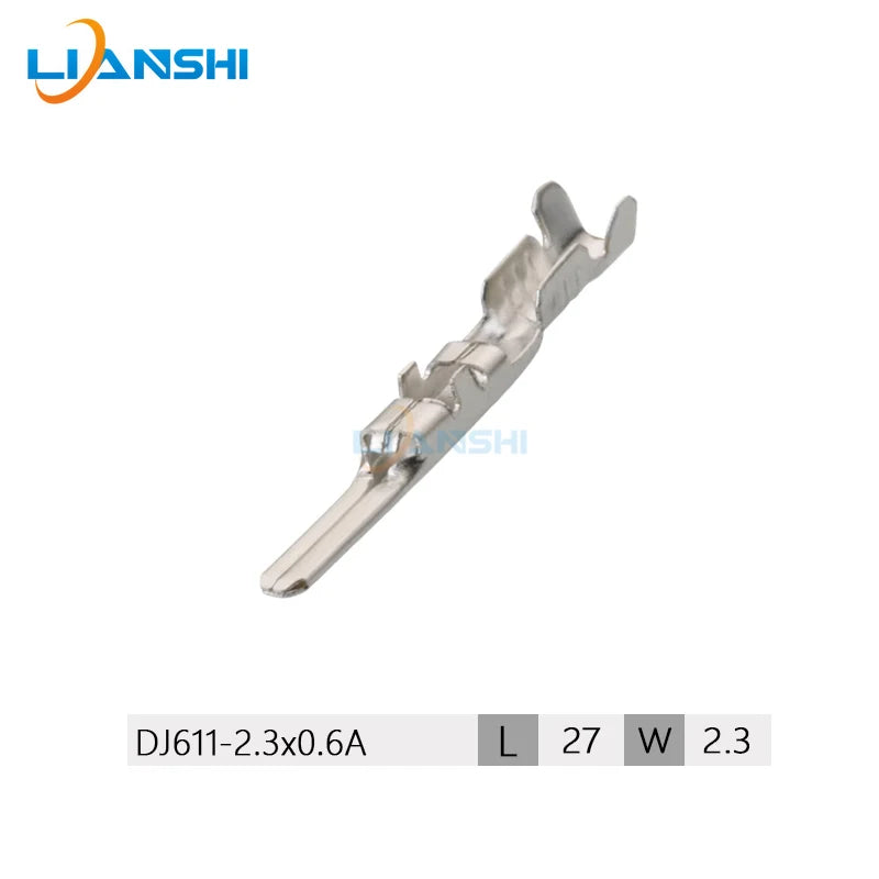 100pcs 8230-4282 Automotive connector terminal 2.3 Strip copper terminal DJ611-2.3×0.6A
