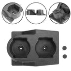 Carbon Fiber Black Car Center Console Water Cup Holder For Nissan GQ Patrol Y60 1989 To 1998 Front Console Dual Cup Holder